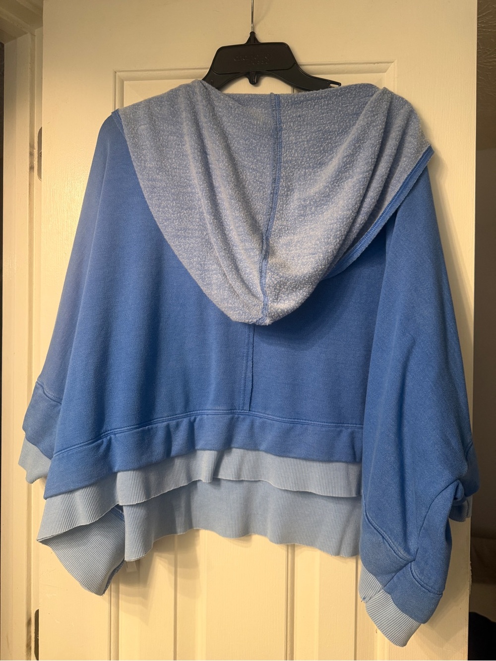 Free People Movement Bonfire Hoodie Cosmic Cobalt Blue Size Medium - Picture 7 of 10